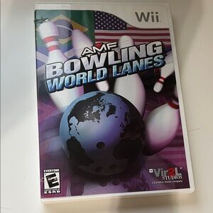 Nintendo Wii AMF Bowling World Lanes -